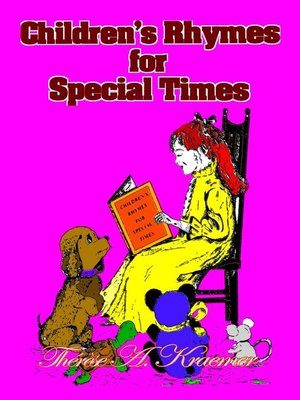 cover image of Childrens Rhymes For Special Times
